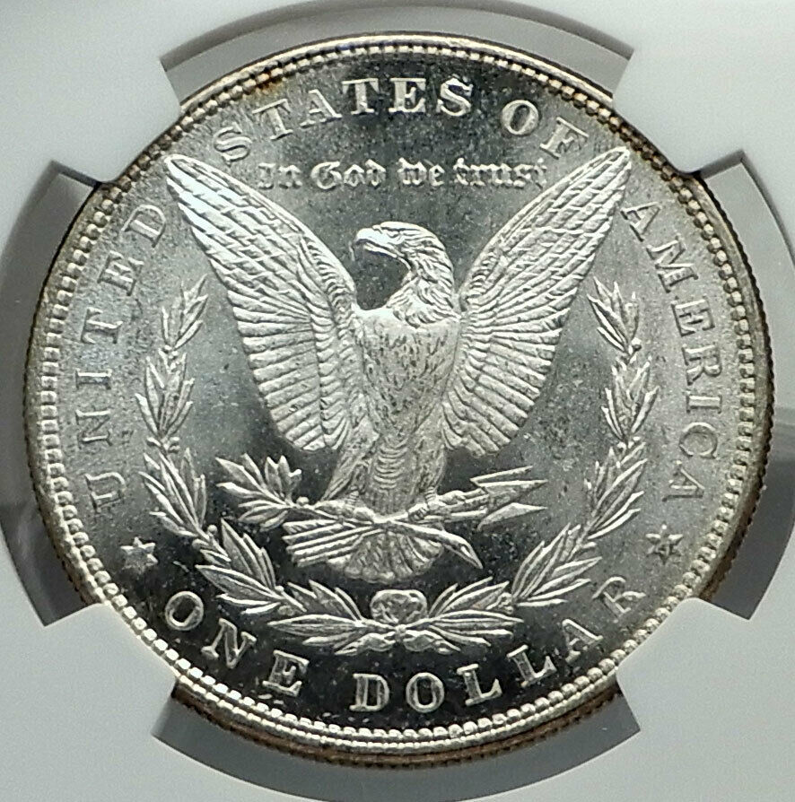 1885 UNITED STATES of America SILVER Morgan US Dollar Coin EAGLE NGC MS i79615