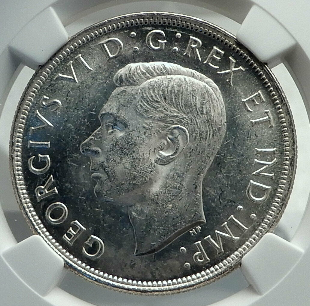 1939 CANADA Canadian Cetnre Block in Ottwa George VI Silver $1 Coin NGC i79715