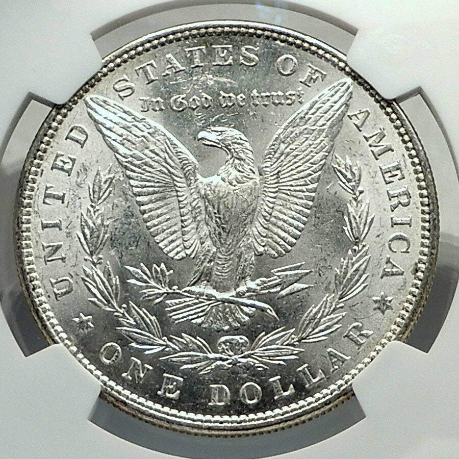 1886 UNITED STATES of America SILVER Morgan US Dollar Coin EAGLE NGC MS i79833