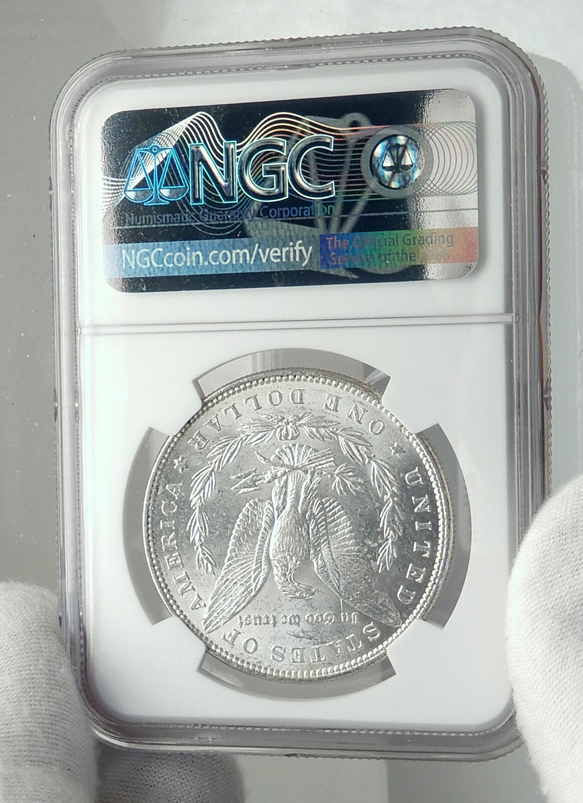 1886 UNITED STATES of America SILVER Morgan US Dollar Coin EAGLE NGC MS i79833