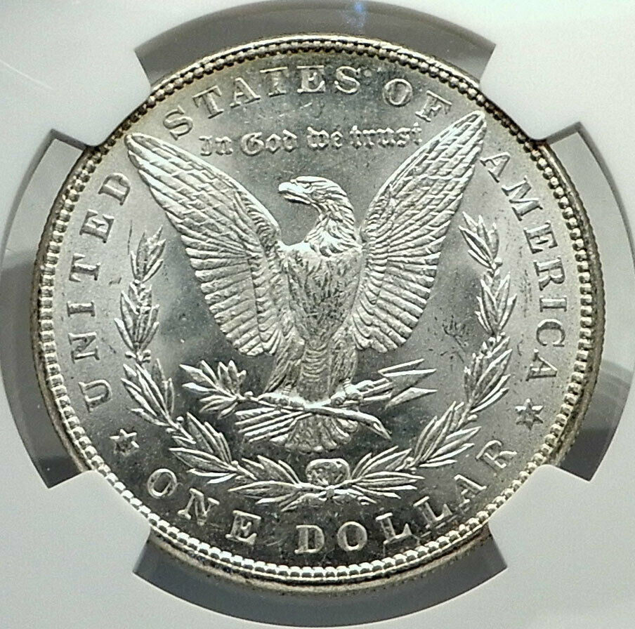 1886 UNITED STATES of America SILVER Morgan US Dollar Coin EAGLE NGC i79837