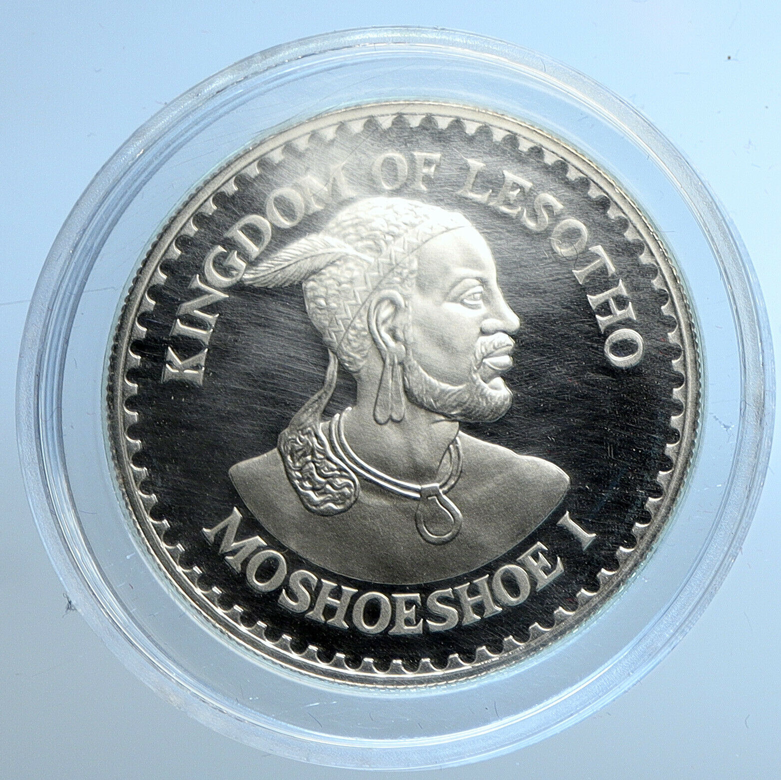 1979 LESOTHO AFRICA Year of the CHILD Old PROOF Silver 10 Maloti Coin i109742