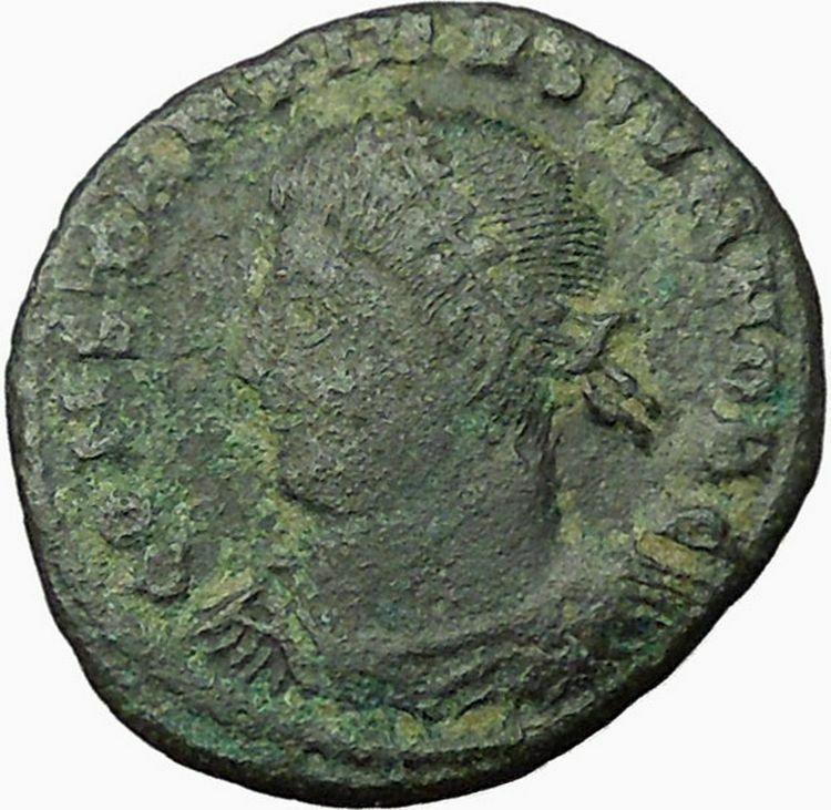 CONSTANTINE II Constantine I son Ancient Roman Coin Military Camp gate i34999