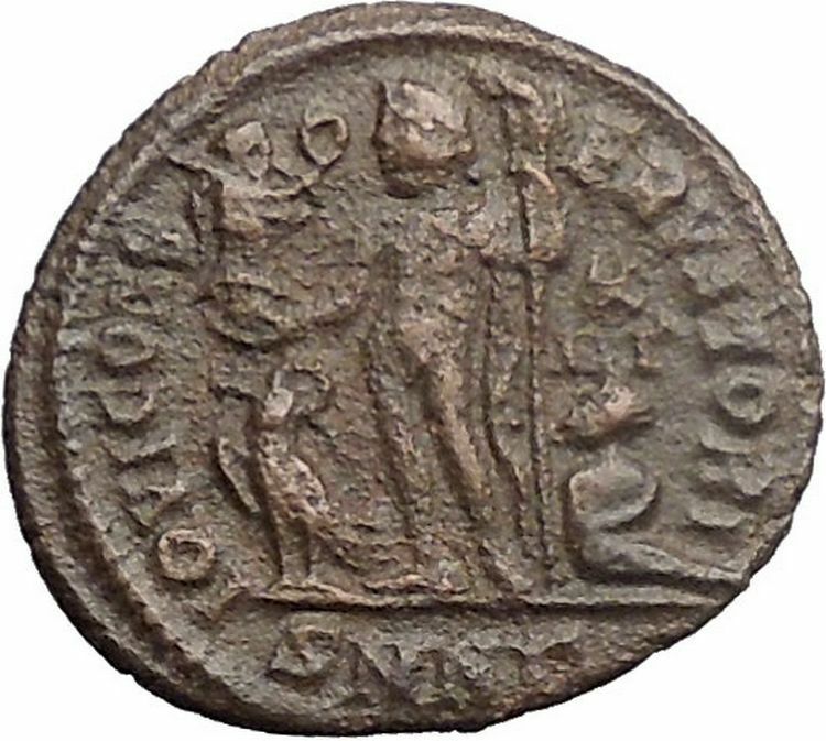 LICINIUS I Constantine I enemy 321AD Ancient Roman Coin NUDE JUPITER i30908