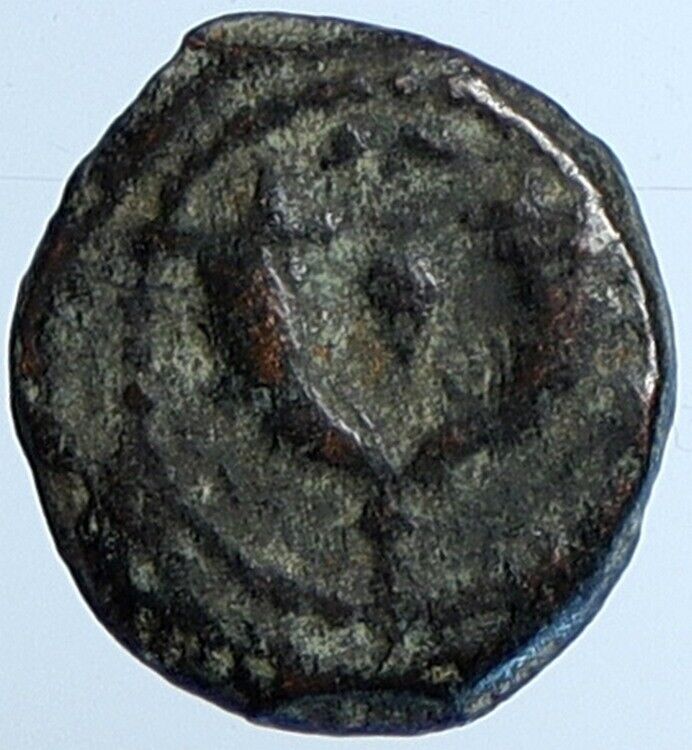 JOHN HYRCANUS Jerusalem Jewish Biblical OLD Widows Mite Hendin 1137 Coin i110607