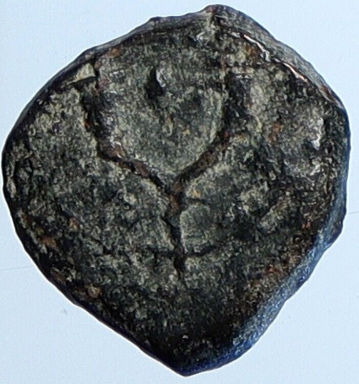 JOHN HYRCANUS Jerusalem JEWISH Biblical Widows Mite Coin Hendin 1135 i110669