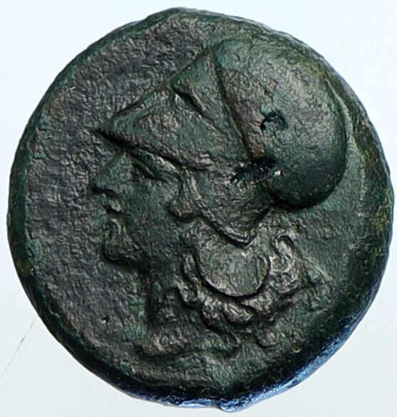 SYRACUSE in SICILY ANTIQUE Ancient Authentic Greek Old Coin ATHENA i113276