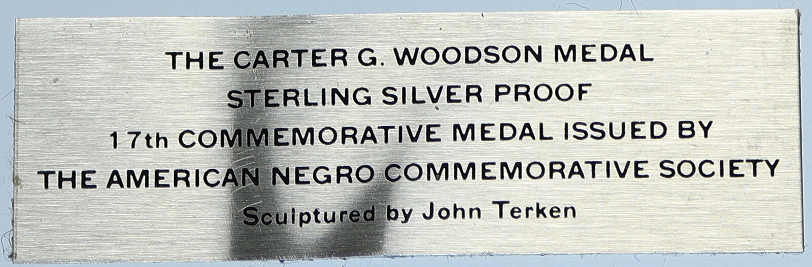 1969 US USA Franklin Mint CARTER G. WOODSON Historian Proof Silver Medal i113016