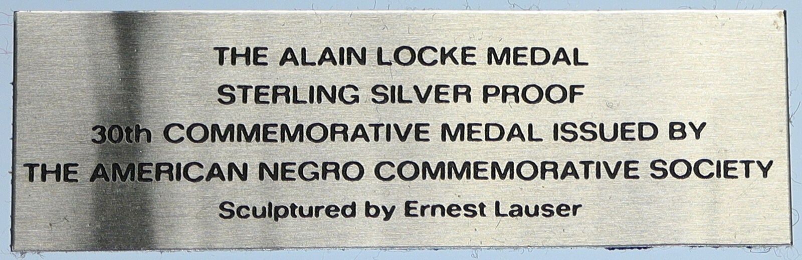 1971 US USA Franklin Mint RHODES DR ALAIN LEROY LOCKE Proof Silver Medal i113029