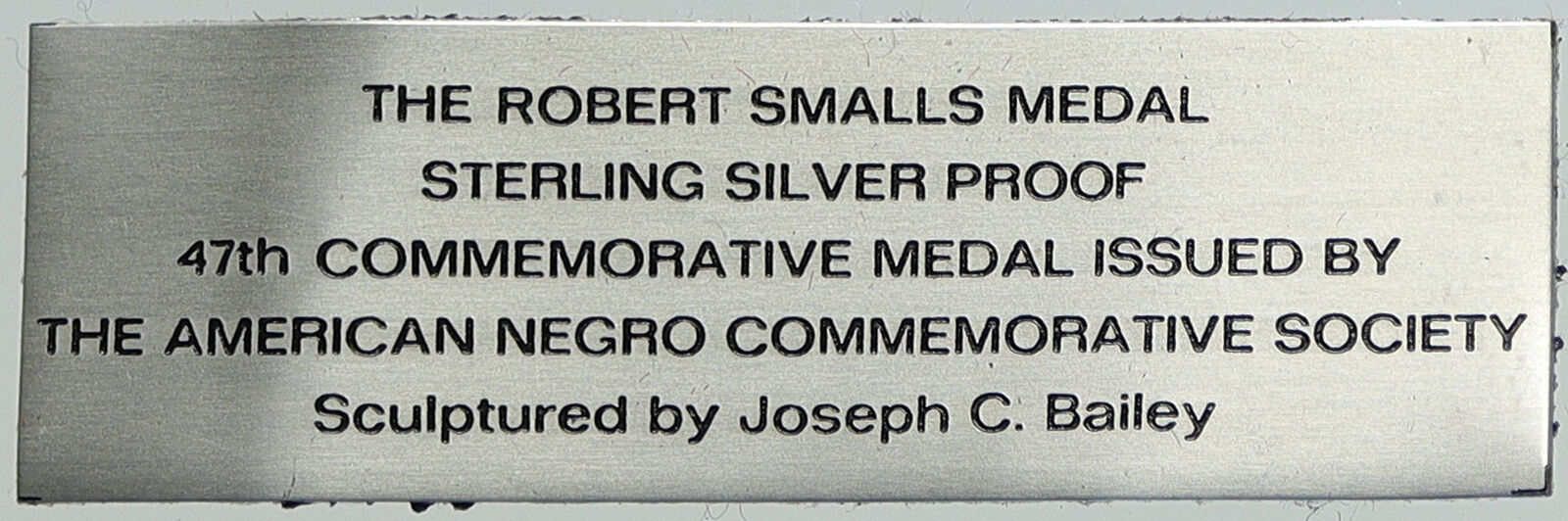 1972 US USA Franklin Mint NAVY ROBERT SMALLS Old Proof Silver Medal i113046