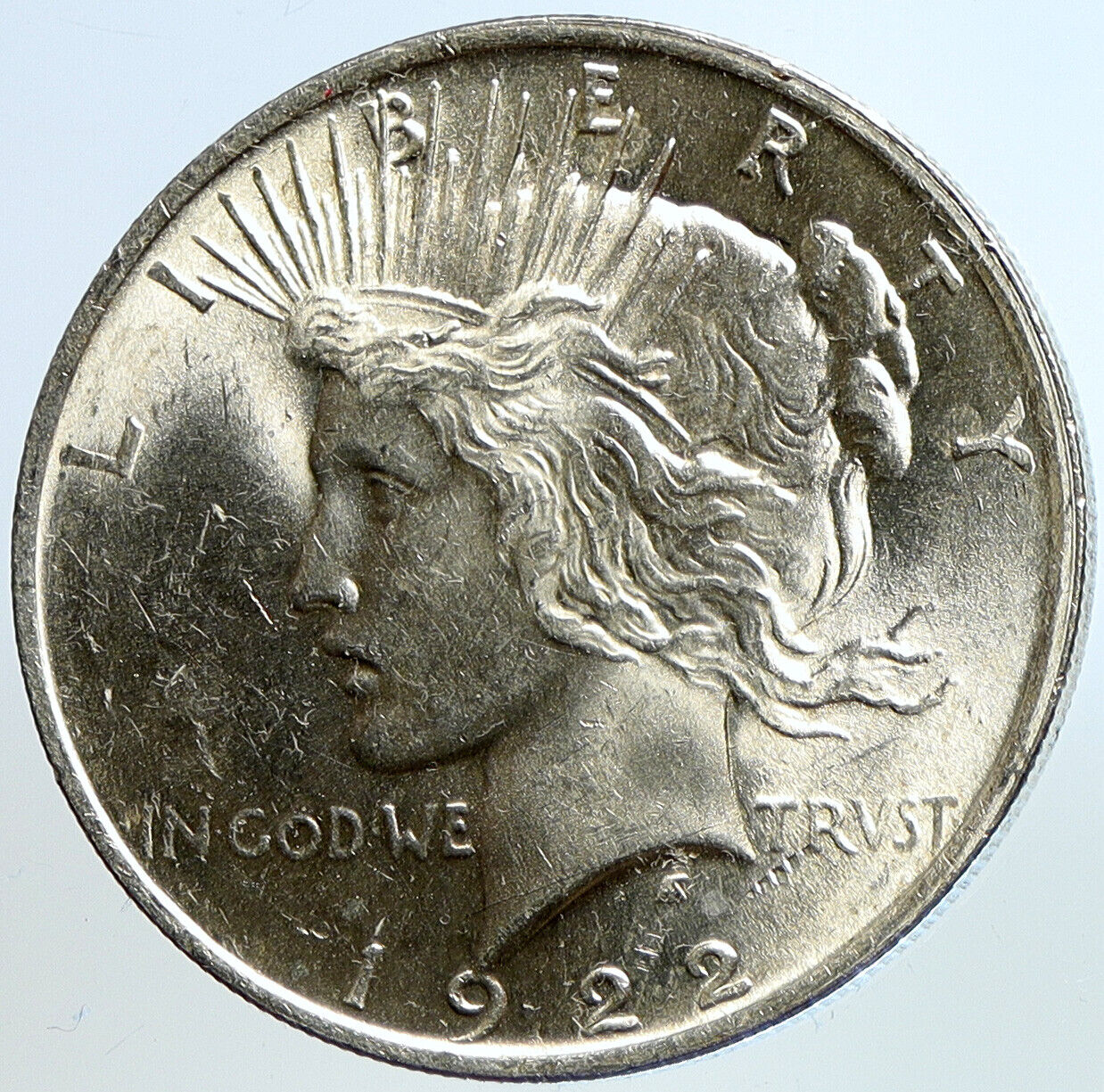 1922 P US Antique Silver PEACE DOLLAR United States Coin LIBERTY & EAGLE i113416