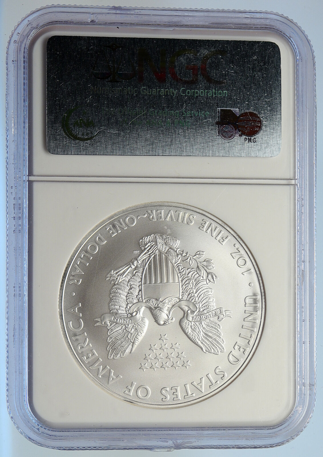 2008 USA US Walking Liberty BALD EAGLE Silver Medal Coin GEM UNC NGC i113457