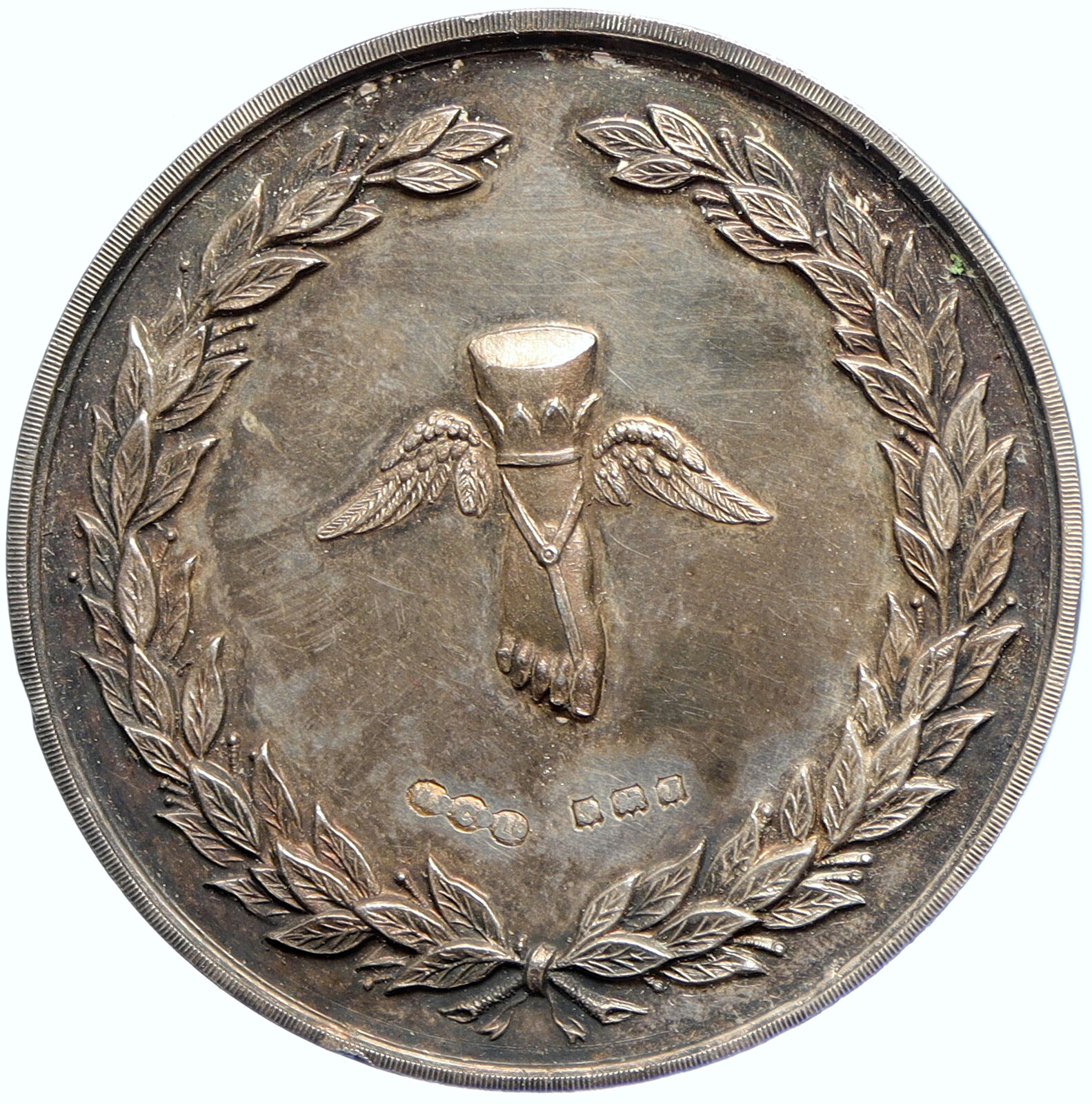 UK United Kingdom UNIVERSITY OF CAMBRIDGE Mercury Foot C&C Silver Medal i112866