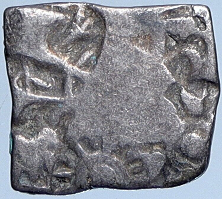 MAGADHA SAMPRATI 216BC Ancient Indian MAURYAN EMPIRE Sun Karshapana Coin i113840