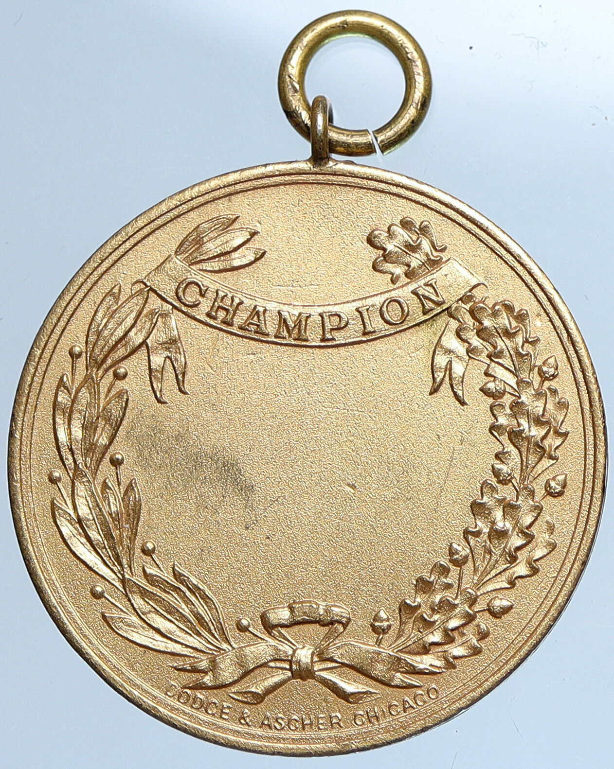 1900's United States US Chicago AAU Champion 1st Place Gilt Silver Medal i113889