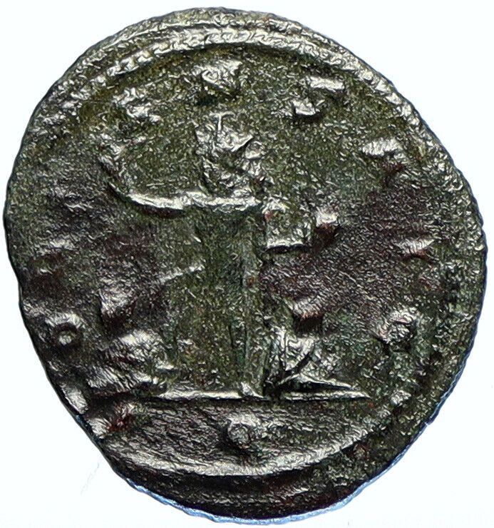 AURELIAN Authentic Ancient 270 AD Genuine Roman Coin SOL w WAR CAPTIVES i113064