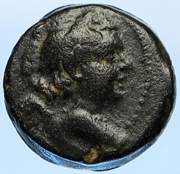 ANTIOCHOS VII Sidetes Ancient 138BC Seleukid Greek Coin EROS & ISIS Hat i112881