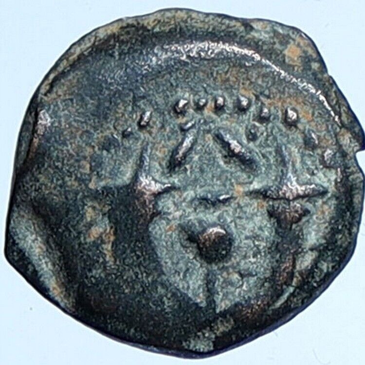 ALEXANDER JANNAEUS Biblical Jerusalem Jewish Widow's Mite Coin Hend 1145 i114267