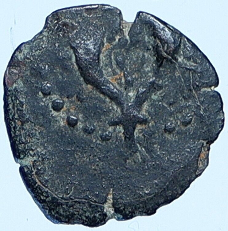 ALEXANDER JANNAEUS Biblical Jerusalem Jewish Widow's Mite Coin Hend 1146 i114186