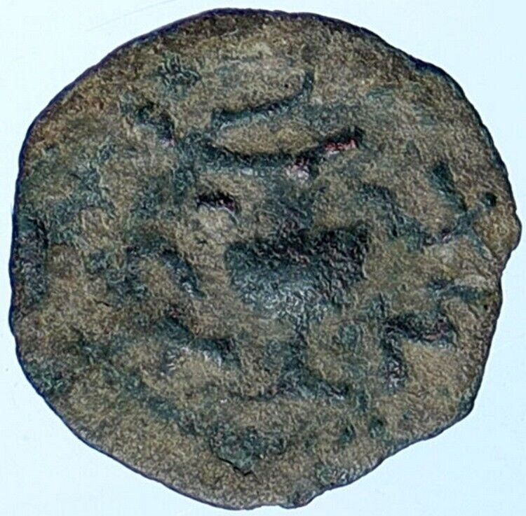 Authentic JEWISH WAR v ROMANS Yr 2 Historical JERUSALEM Coin Hendin 1360 i114352