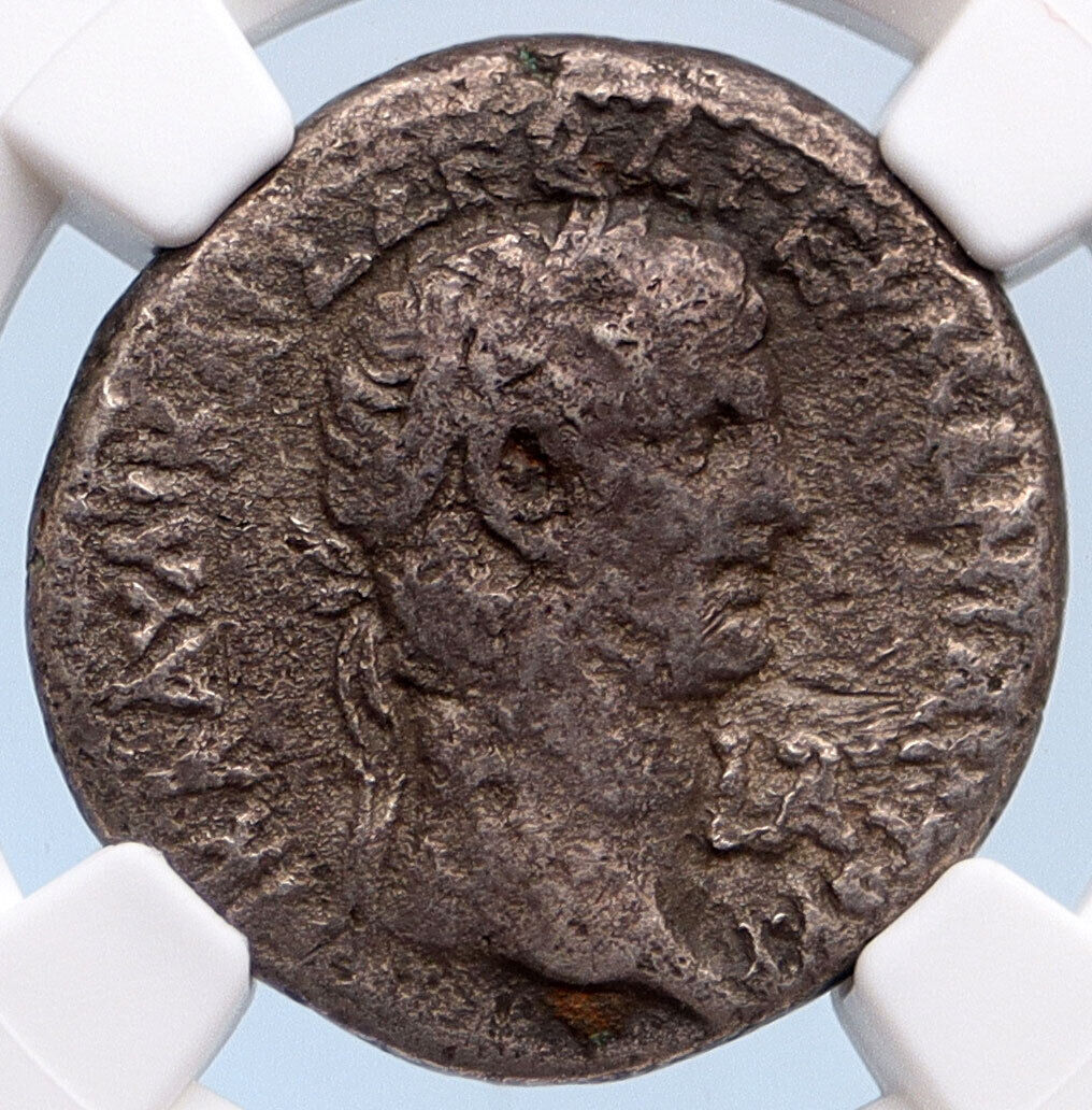 CLAUDIUS & ANTONIA Mark Antony Daughter 41AD Tetradrachm Roman Coin NGC i60089