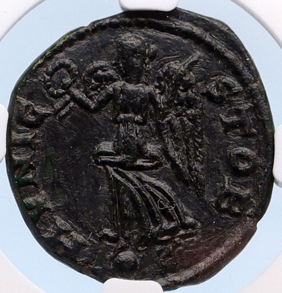 CARACALLA 198AD Stobi Macedonia Victory Authentic Ancient Roman Coin NGC i60216