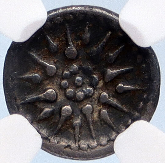 LOKRIS OPUNTIA Greek City of Opus 375BC Ancient Silver Coin Amphora NGC i66673