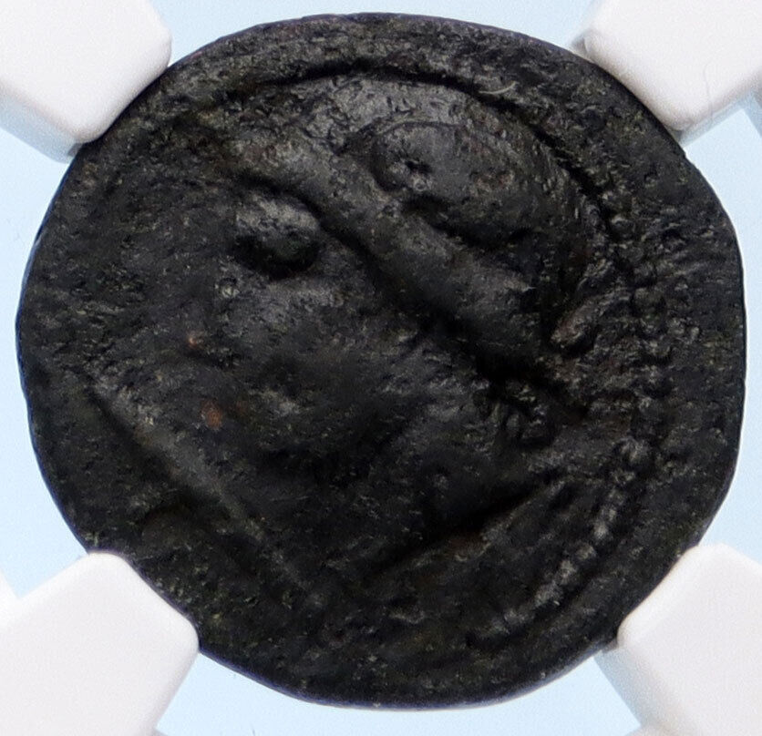 POLEMO I Polemon I Eusebes 14BC Ancient Greek Coin PERSEUS & MONOGRAM NGC i60260