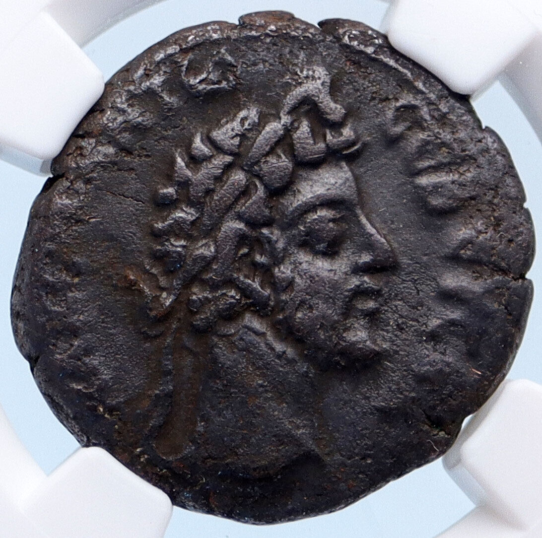 Commodus 187AD Alexandria Egypt Hermanubis Hermes Anubis Roman Coin NGC i61388