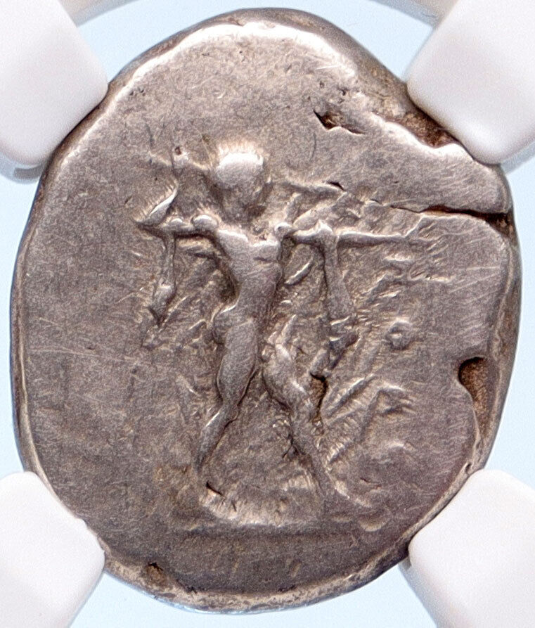 POSEIDONIA Paestum LUCANIA 470BC Ancient Silver Stater Greek Coin NGC cVF i61200