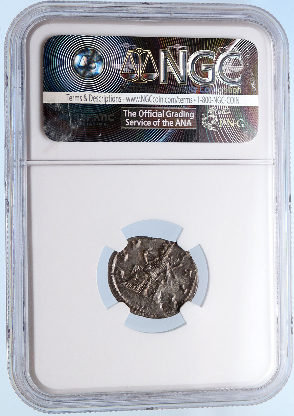 JULIA MAESA Elagbalus Grandmother OLD Silver Roman Coin Pudicitia NGC i63184