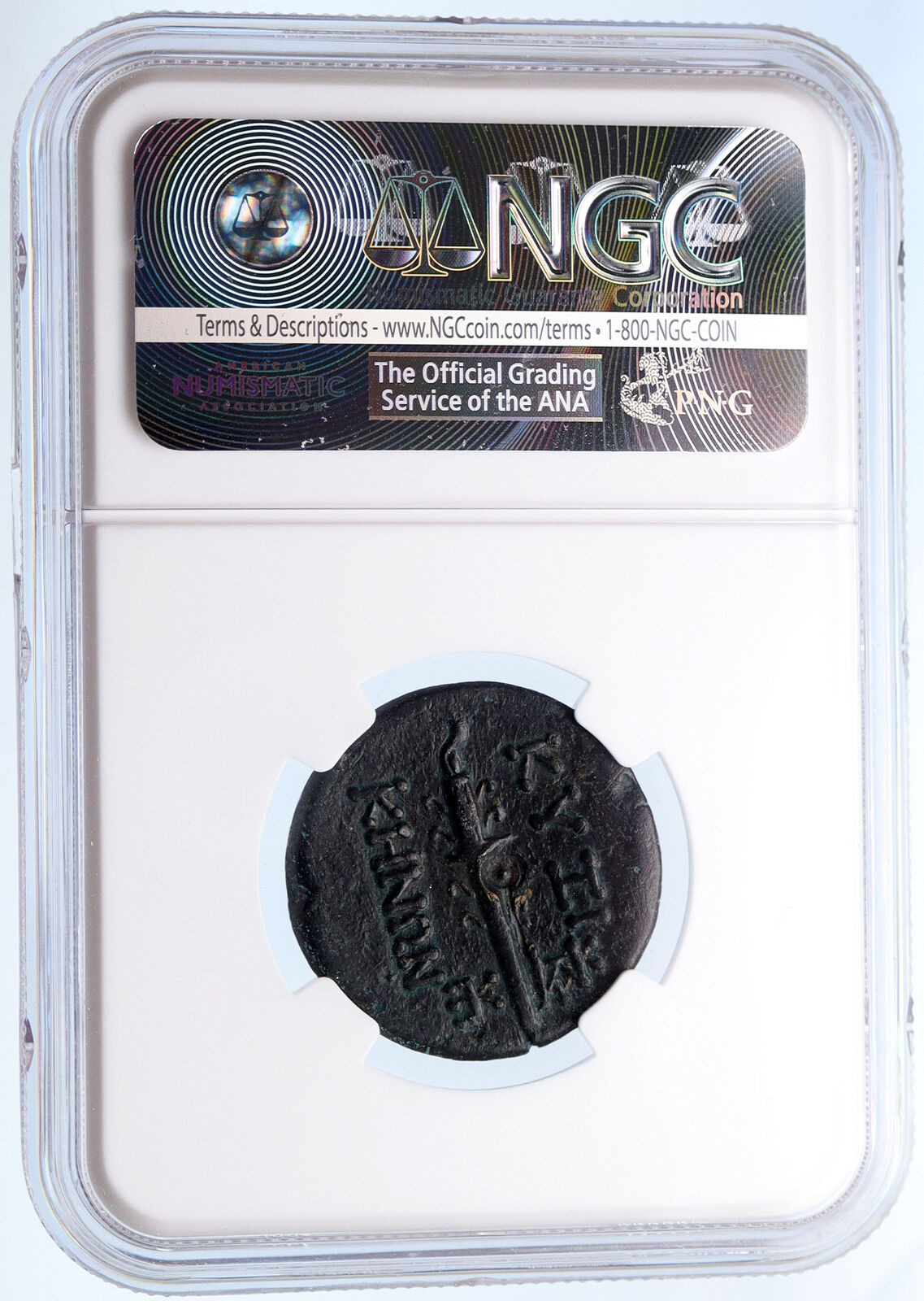 KYZIKOS Cyzicus Mysia 2-1cBC Authentic Ancient Greek Coin BULL TORCH NGC i61979