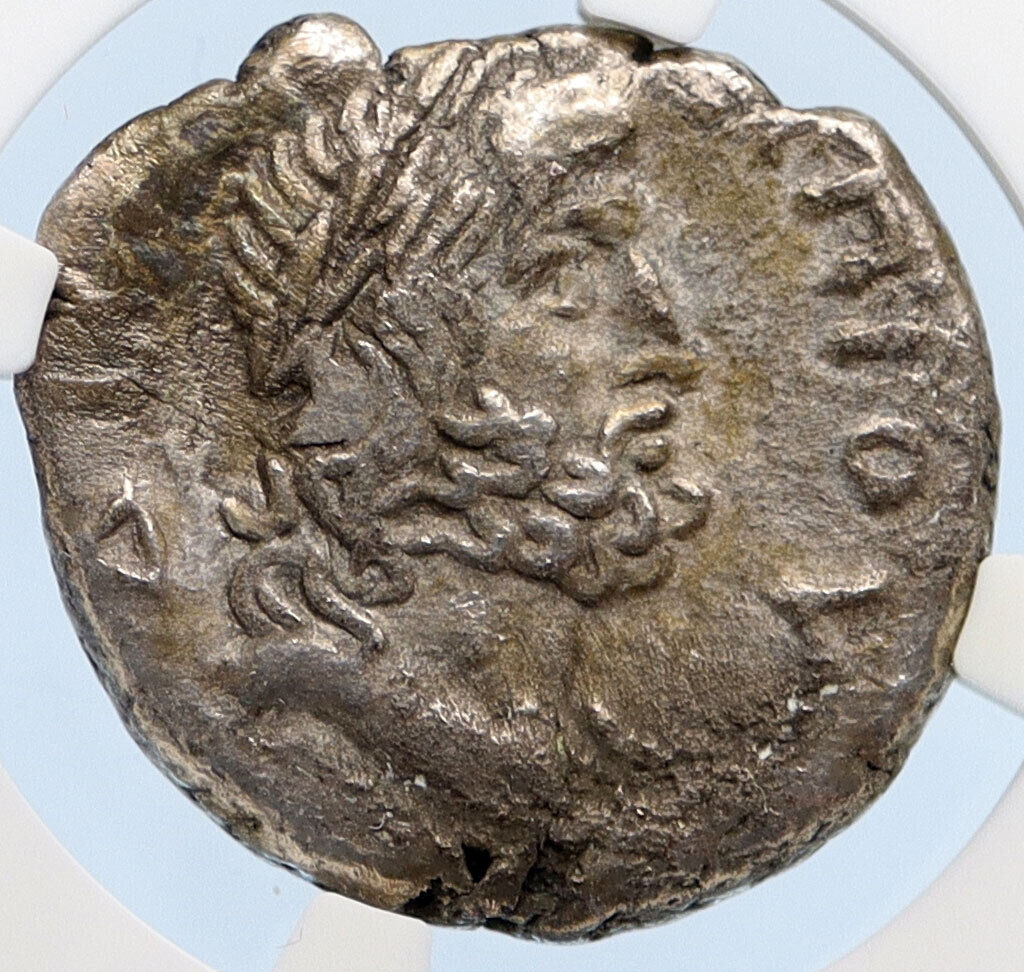 NERO Alexandria Egypt ZEUS OLYMPIOS Old Silver Tetradrachm Roman Coin NGC i61982