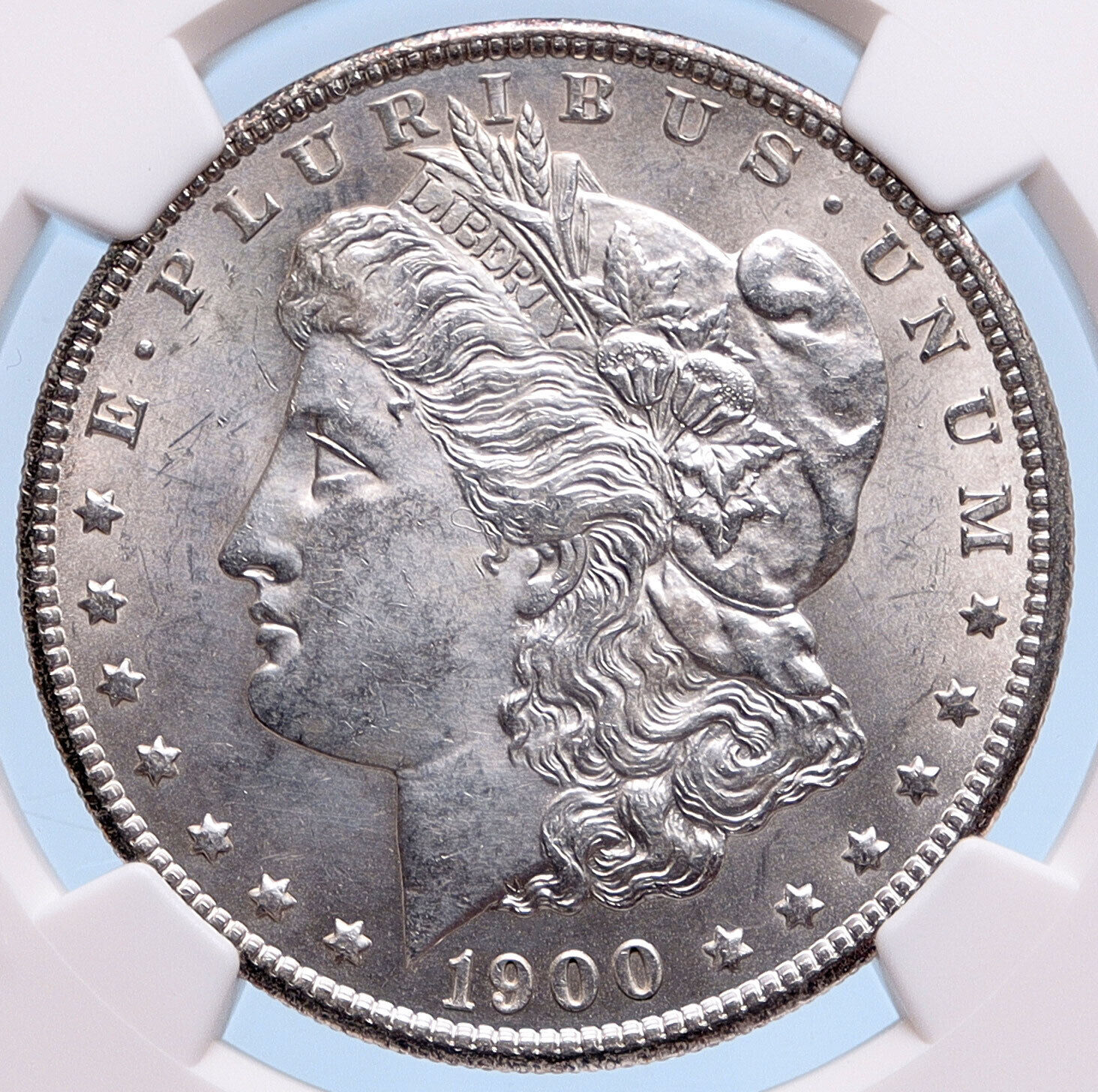 1900 MORGAN SILVER DOLLAR United States of America USA Coin NGC UNC DETAI i57728