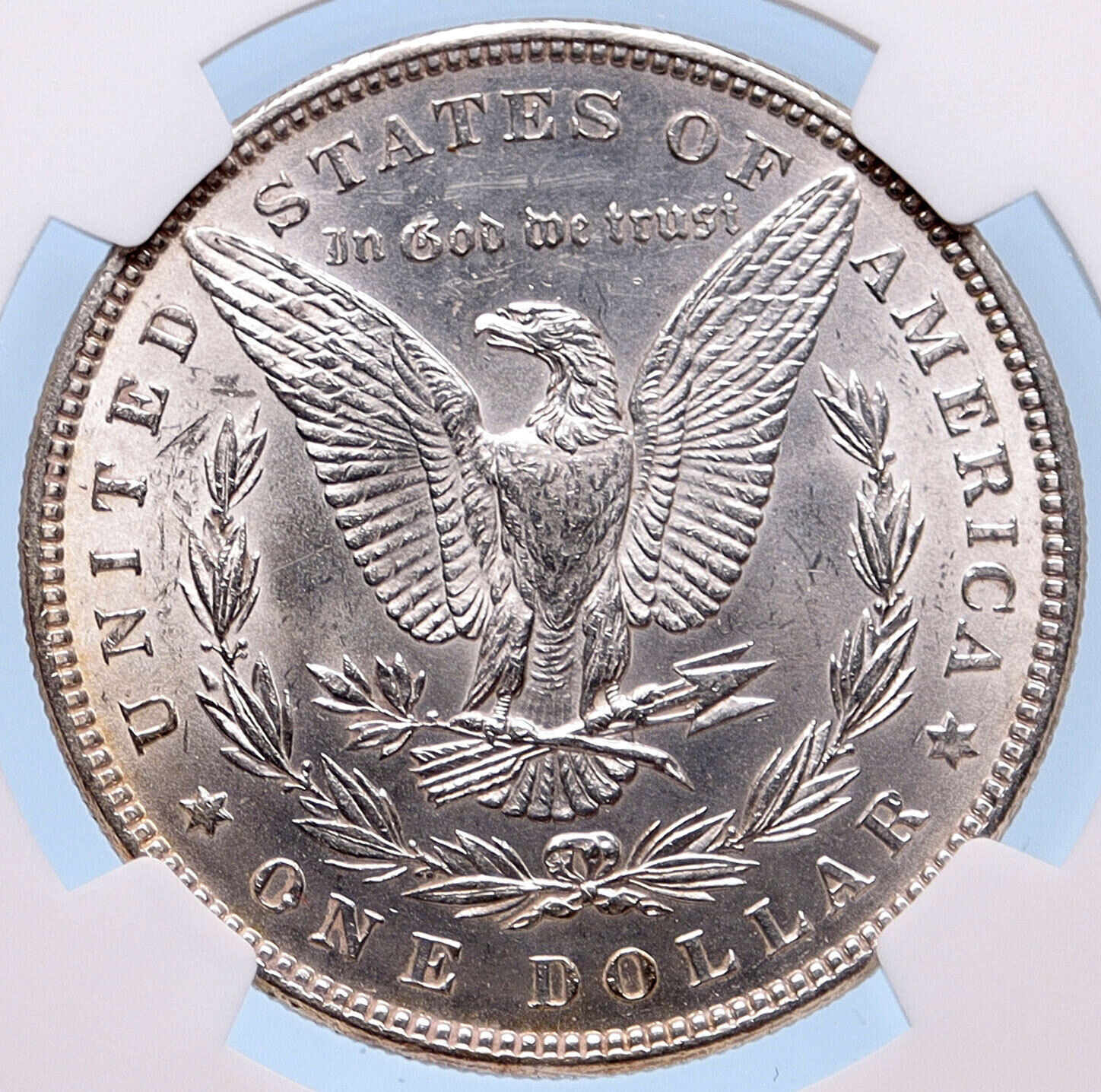 1882 MORGAN SILVER DOLLAR United States of America USA Coin NGC UNC DETAI i57727