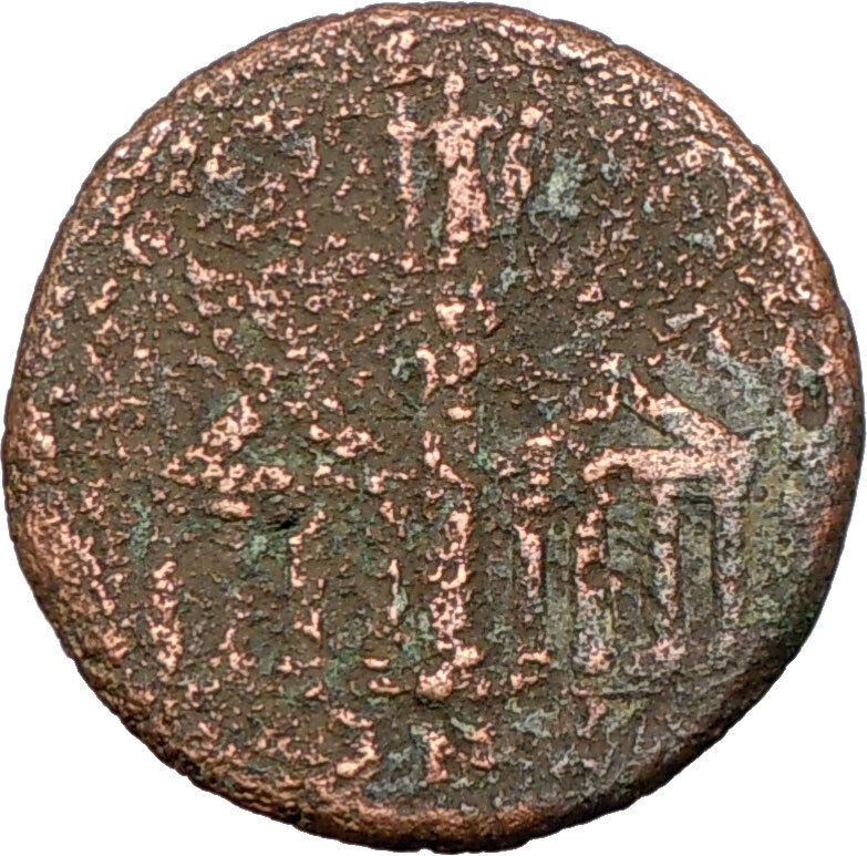 ALEXANDER III the GREAT Olympic-Style Games Ancient Greek Coin i23861 Temples