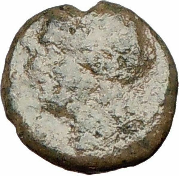 SICILY Syracuse under ROMANS 212BC FLAMEN priest Hat Ancient Greek Coin i24312