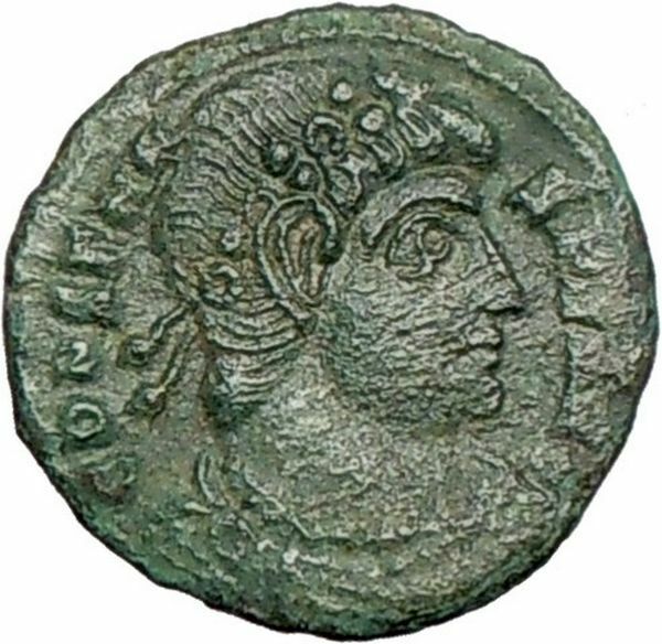 CONSTANS Constantine the Great son 347AD Ancient Roman Coin Victories i26386