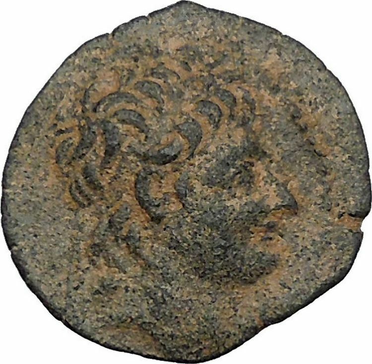 SELEUKID KINGDOM Alexander II Zabinas 128BC Ancient Greek Coin Dionysus i45092