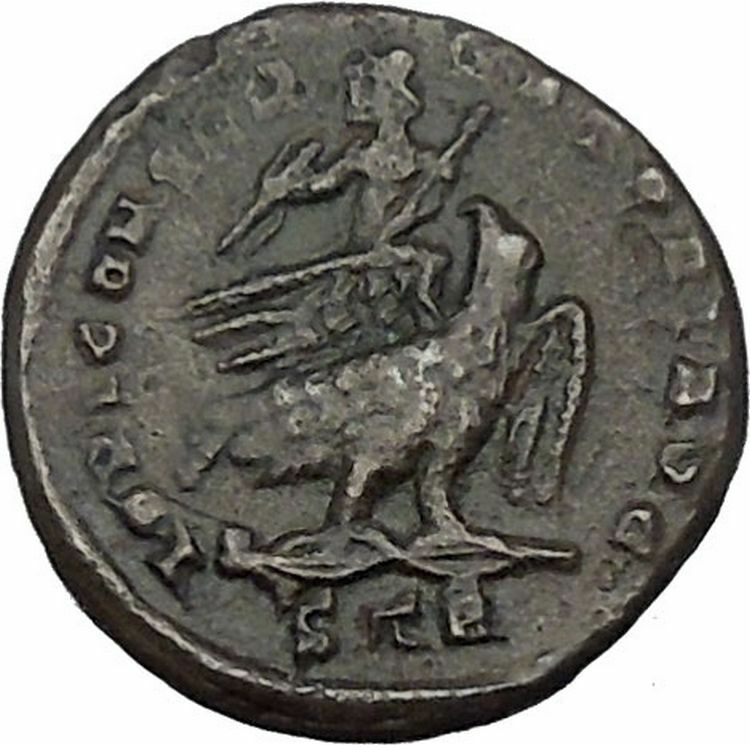 LICINIUS I 318AD Jupiter on Eagle Rare Trier Treveri Ancient Roman Coin i45108