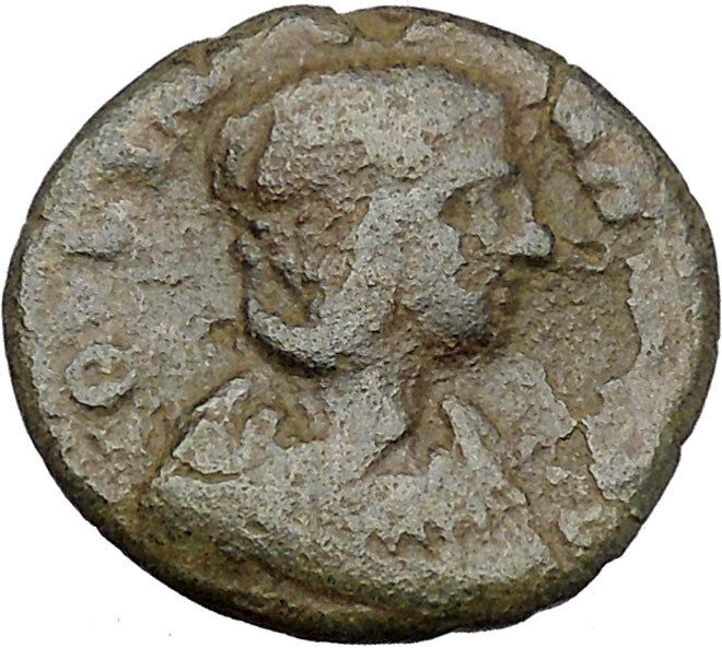 JULIA MAMAMEA Severus Alexander Wife Alexandria Troas Horse Roman Coin i45389