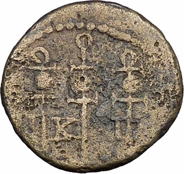 SEVERUS ALEXANDER 222AD Nicaea LEGIONARY STANDARDS Ancient Roman Coin i45230