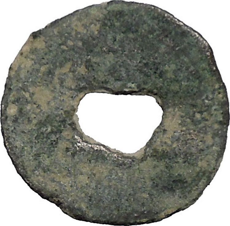 Bukhara, Ramchitak, 2nd half of 7th century AE Cash Sogdiana Ruler Coin i45614