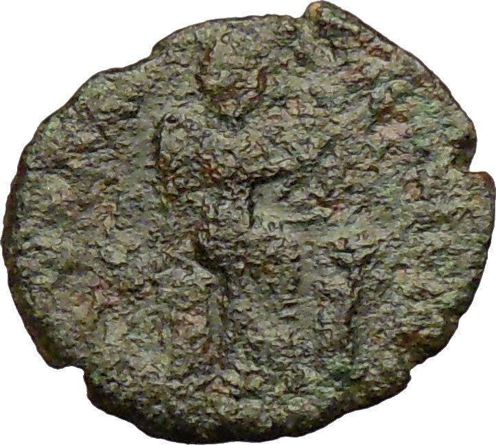 Aelia Eudoxia crowned by Hand of God Arcadius wife Ancient Roman Coin i29161