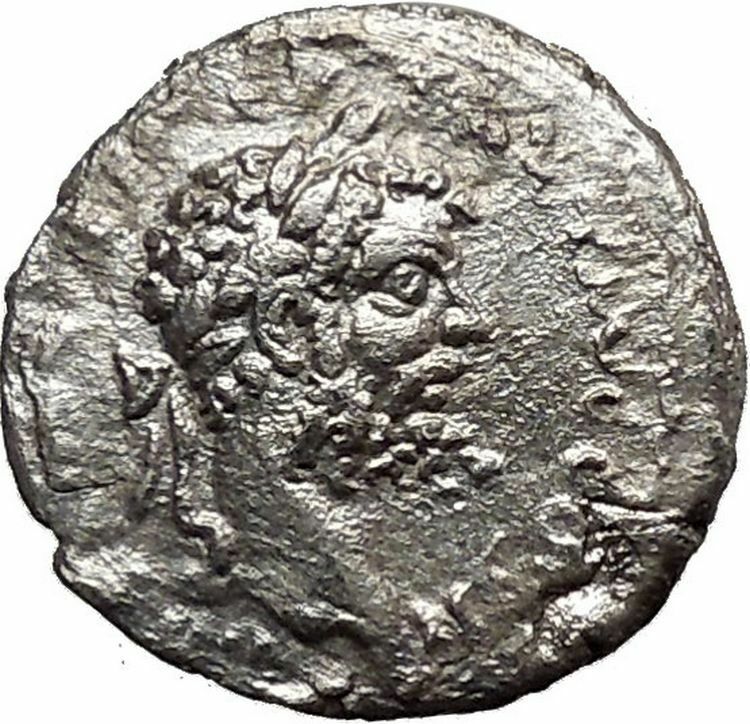 SEPTIMIUS SEVERUS 195AD Emesa Ancient Silver Roman Coin Liberality Cult i23026