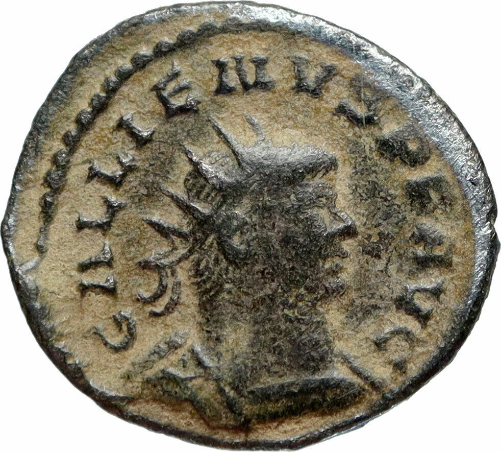 Gallienus Valerian I son Antioch mint Ancient RARE Roman Coin Victory i46803