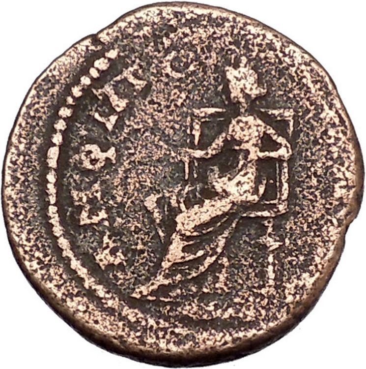 SEVERUS ALEXANDER 222AD Amphipolis Macedonia Luck Ancient Roman Coin i46858