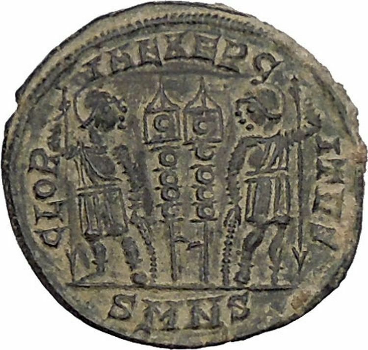 CONSTANTINE I the GREAT Ancient Roman Coin Legion Glory of the Army i46817