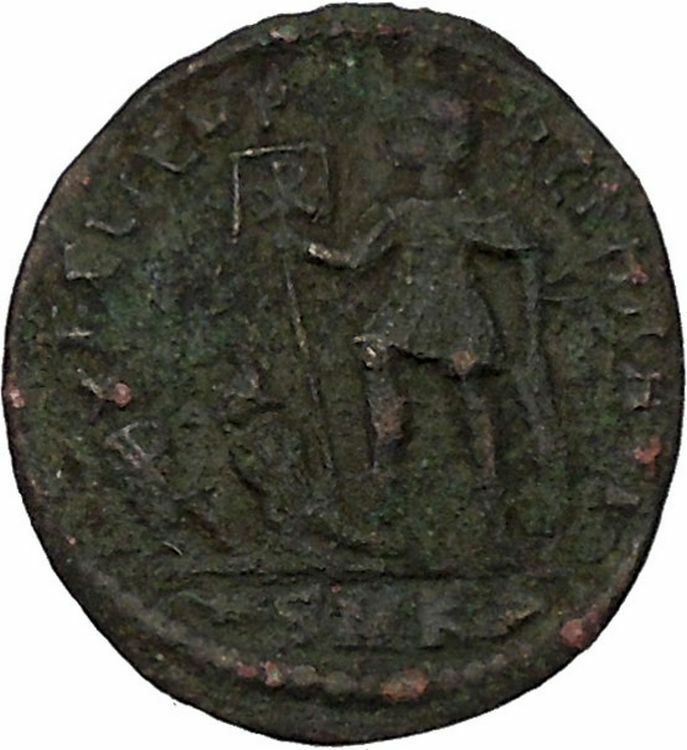 CONSTANTIUS II son of Constantine the Great w labarum Ancient Roman Coin i45867