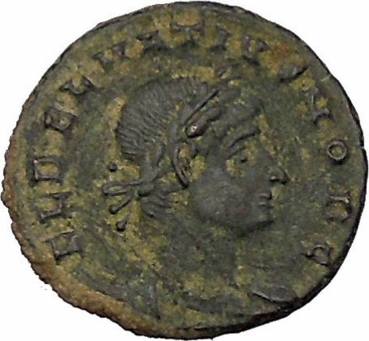 DELMATIUS Dalmatius 335AD Roman Caesar Ancient Coin Legion Glory of Army i45892